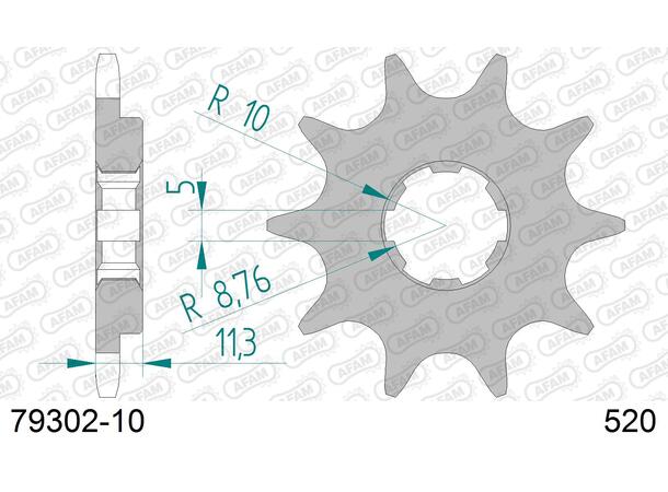 AFAM Countershaft Sprocket 520 