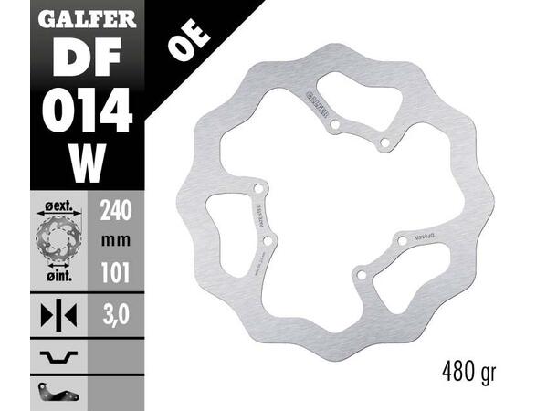 Galfer Bremseskive, Fast, 240x3mm 