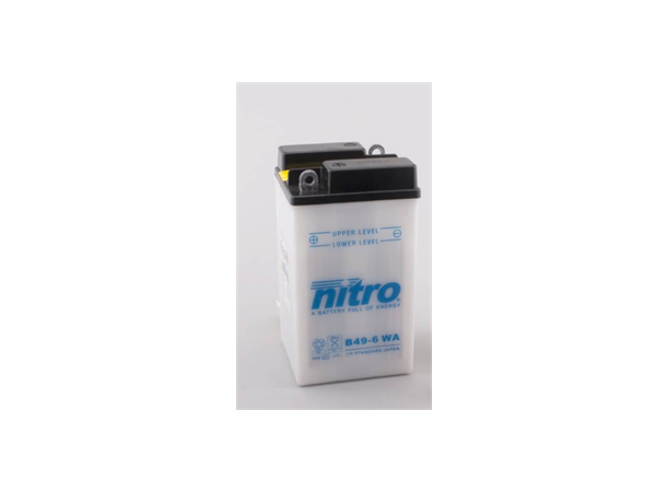 Nitro B49-6 Batteri 6V, 8Ah, 91x83x161, Syrepakke 