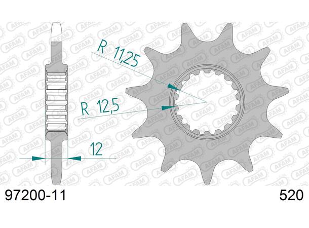 AFAM Framdrev 520 11T 