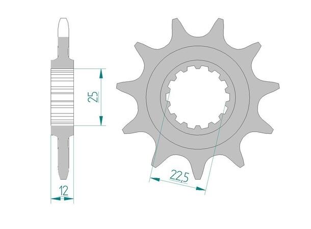 AFAM Framdrev 520 11T 