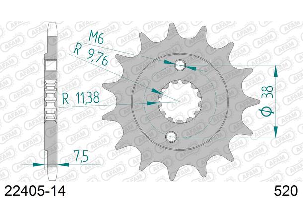 Countershaft Sprocket 520 