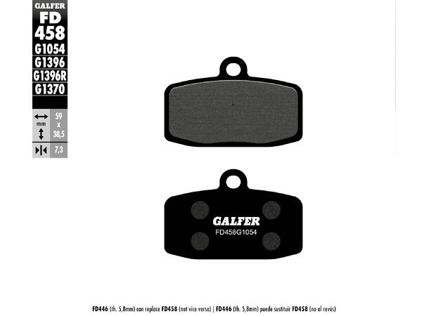 Galfer Bremseklosser, Semi-metall 