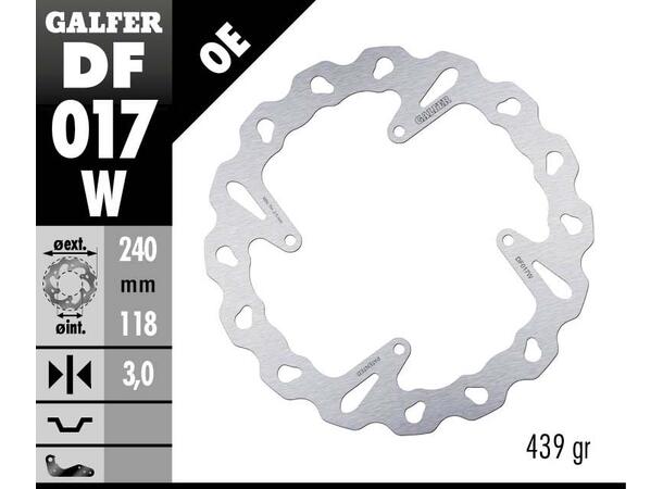 Galfer Bremseskive, Fast, 240x3mm 