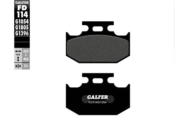 Galfer Bremseklosser, Semi-metall 