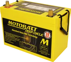 MotoBatt MB115-12 12V Batteri 2-Polet, 115Ah, 306x169x211, AGM