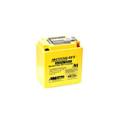 MotoBatt MB10U 12V Batteri 4-Polet, 175CCA, 14.5Ah, 135x90x146, AGM