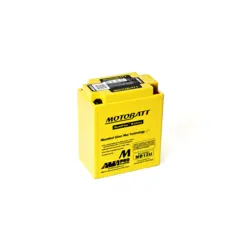 MotoBatt MB12U 12V Batteri 4-Polet, 160CCA, 15Ah, 135x80x175, AGM