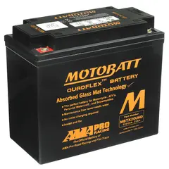 MotoBatt MBTX20UHD 12V Batteri 4-Polet, 320CCA, 22Ah, 175x87x155, AGM