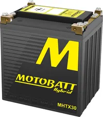 MotoBatt MHTX30 12V Batteri Hybrid 4-Polet, 650CCA, 24HAh, 166x126x175, AGM